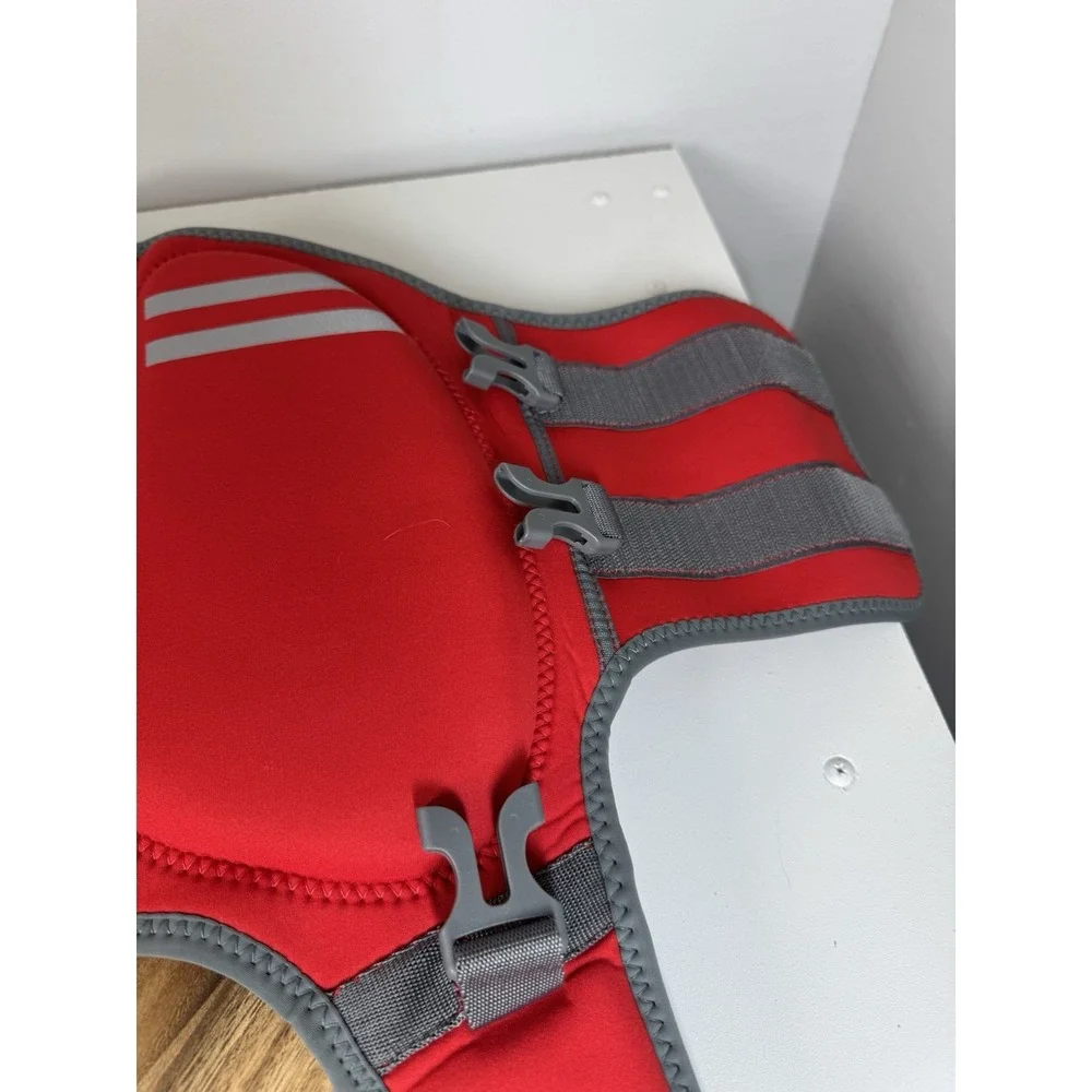 New! Red‎ Vivaglory Dog Swimming Life Jacket Float Vest Sz M